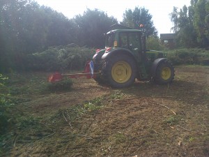 Tractor & Flail Mower (veg & agric services)